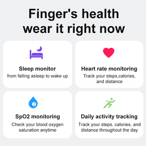 แหวนอัจฉริยะ R08 5ATM สัมผัสกันน้ำอัตราการเต้นของหัวใจออกซิเจนในเลือดอุปกรณ์ติดตามแอปพลิเคชั่น <span class=keywords><strong>RO8</strong></span>แหวนอัจฉริยะพร้อมฐานชาร์จ - Product Image 4