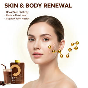 שייק קולגן להחלפת ארוחה בטעם שוקולד, שקית 40 גרם, אבקת חלבון עשירת חלבון לירידה במשקל ותמיכה במנדשין למבוגרים - Product Image 4