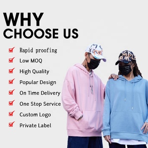 Felpa con Cappuccio Unisex in Cotone Streetwear con Logo Personalizzato, Oversize, Ricamata, con Stampa per Coppie - Product Image 4