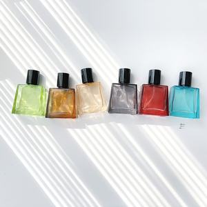 Flacon de parfum à embout vissé, flacon pulvérisateur en verre coloré, flacon vide, flacon de remplacement pour cosmétiques, flacon échantillon de 30ml - Product Image 2