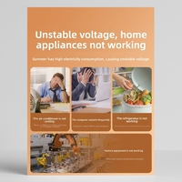 Stabilisateur de tension monophasé entièrement automatique 220V haute puissance pour climatiseurs et réfrigérateurs domestiques 5kVA AC
