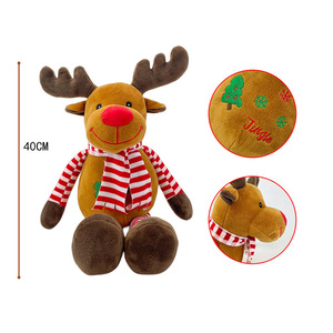 Vente en gros de jouets en peluche pour animaux, fabrication sur mesure CE CPC OEM ODM, jouets en peluche de haute qualité, jouets en peluche de Noël - Product Image 3