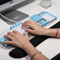 Repose-poignet pliable en mousse à mémoire de forme pour le bureau, le bureau, l'ordinateur de bureau, le clavier de jeu