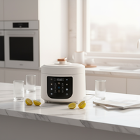 Cuisinière à pression électrique de haute qualité 5L 900W, marmite multifonction intelligente avec soupape de sécurité, cuiseur à riz numérique pour soupes