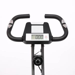 Venta superior de alta <span class=keywords><strong>calidad</strong></span> plegable X <span class=keywords><strong>bicicleta</strong></span> portátil interior magnética vertical <span class=keywords><strong>bicicleta</strong></span> con Monitor de ritmo cardíaco para uso en gimnasio Culturismo - Product Image 4