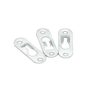 Crochet de fixation pour cadre photo avec trou de serrure en métal Crochet de fixation pour cadre photo avec plaque photo miroir - Product Image 1