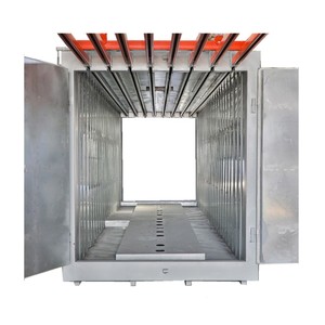 Lò Xử Lý Bột Khí Công Nghiệp Hai Cửa Tùy Chỉnh Với Băng Tải Trên Cao Lò Đường Hầm Sơn - Product Image 1