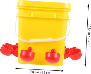 Caliente <span class=keywords><strong>DIY</strong></span> plástico pollo alimentador cubos aves de corral Auto comederos bebederos de animales para pollo - Product Image 4