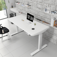 Offre spéciale Cadre de table à hauteur réglable à double moteur électrique Assemblage facile Bureau à domicile au design moderne