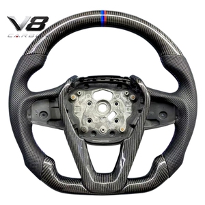 Volante Deportivo de Fibra de Carbono Real con LED, Estilo Racing, Modificado para Serie 4 G22 G82 420 425 430 440, V8carbon - Product Image 5