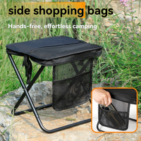 Chaise pliante portable haut de gamme en acier haute teneur en carbone, grande capacité de charge, durable pour le camping, la randonnée, la plage et les activités de plein air