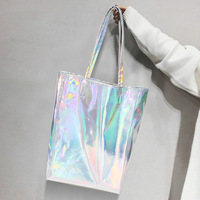 Sac à main holographique pour filles, sacoche en Pu Laser dames, Chic de bonne qualité pour la plage, nouvelle collection