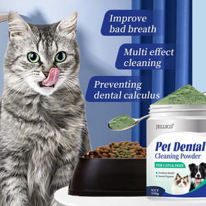 Nueva Actualización de polvo Dental para mascotas para gatos y perros Eliminación de placa de <span class=keywords><strong>aliento</strong></span> fresco - Product Image 5