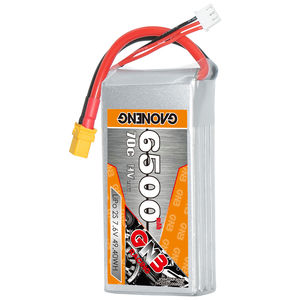 GNB GAONENG แบตเตอรี่ลิเธียม6500MAH 7.6V 2S 70C Cabled XT60 HV LiHV Shorty Pack แบตเตอรี่ LiPo ปรับแต่งรถ RC Drone - Product Image 4