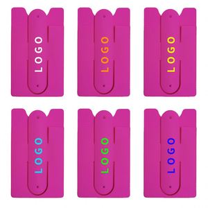 2023 Factory Price Promotional Mobile Phone Holders Custom Logo Silicone Card Holder for Business Giveaway - Product Image 5
