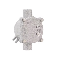 Boîtier de jonction industriel à trois voies anti-explosion en alliage d'aluminium moulé sous pression, série AH XIANGHUA, IP66, haute qualité, étanchéité par isolation
