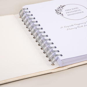 Journal de grossesse personnalisé 2026, journal de grossesse, journal de <span class=keywords><strong>maternité</strong></span> quotidien mensuel, reliure rigide, souvenir, <span class=keywords><strong>livre</strong></span> de grossesse, carnet - Product Image 2