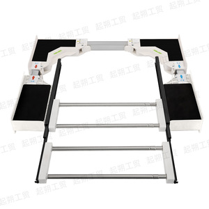 Estante para lavadora y secadora, extensible, ajustable, apilable, con cajón, tamaño pequeño, tamaño normal, de una sola capa - Product Image 3