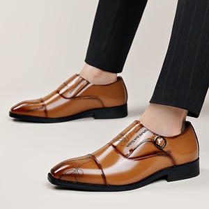 Zapatos formales de cuero de lujo, zapatos formales de negocios cómodos para hombre - Product Image 2