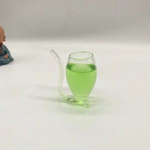 Nuevo Vaso <span class=keywords><strong>de</strong></span> Vidrio con Diseño Creativo en Forma <span class=keywords><strong>de</strong></span> Vampiro con Pajita, Vaso <span class=keywords><strong>de</strong></span> Vino Personalizado, Vaso para Agua - Product Image 6