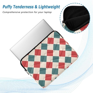 Fashion Design Custom Print <b>Computer</b> Messenger Laptop Accessories Grid Protective Case Laptop Sleeve Hotsales - Product Image 4