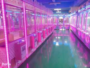 Máquina de Juego de Grúa con Monedas para Interiores, Máquina Expendedora de Juguetes de Peluche Rosa, Entretenimiento al por Mayor - Product Image 5