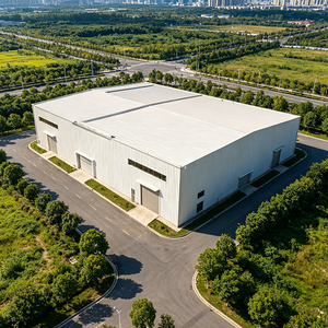 Almacén Logístico Modular Resistente a la Corrosión con Estructura de Acero Galvanizado, Depósito de Almacenamiento Prefabricado de Gran Altura - Product Image 1