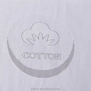 Tejido asequible de punto personalizado, tejido textil para el hogar de peso medio blanco para colchón