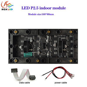 Rgx trong nhà nhỏ bảng điều chỉnh đầy đủ màu sắc dẫn mô-đun Chất lượng cao IC 64 * 32dot Hub p2.5mm 160*80mm thấp moq đa màu sắc dẫn màn hình mẫu - Product Image 2