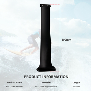 JFS-Axis Carbon Mast UHM80cm Foil Stiff/Strong OEM Logo SUPwinging Wake Downwind Lake Pumping Foiling Black for Ocean UHM80 Axis - Product Image 5