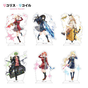 Soporte Acrílico Decorativo de Escritorio con Personajes de Anime <span class=keywords><strong>Lycoris</strong></span> Recoil, de Doble Cara, de Alta Calidad, Creativo - Product Image 1