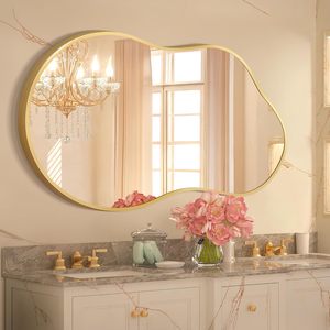Gương soi đặt làm riêng B2B - Gương trang điểm không khung cỡ lớn, gương hình chữ nhật có đèn dành cho cửa hàng nội thất - Product Image 2