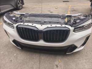 Per <span class=keywords><strong>BMW</strong></span> X3 Modello <span class=keywords><strong>2022</strong></span>: Gruppo Paraurti Anteriore Usato, Assemblaggio Frontale, Telaio Portale, Montaggio Radiatore e Fari per Sostituzione/Riparazione - Product Image 5