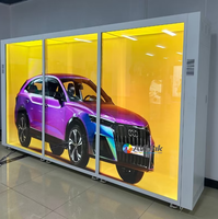 Affichage commercial transparent 3D spatial de 86 pouces et 32 pouces