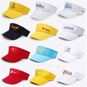 Bán buôn trống rỗng Top mùa hè bãi biển Sun <span class=keywords><strong>Visor</strong></span> <span class=keywords><strong>hat</strong></span> biểu tượng tùy chỉnh hỗ trợ cho nam giới phụ nữ - Product Image 6