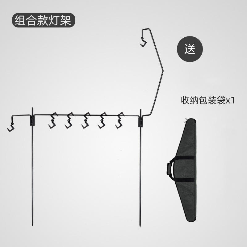 Single outdoor light stand