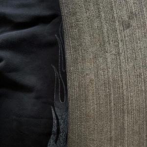 กางเกงวอร์มทรงขาบานสไตล์วินเทจ ลวดลายปักแบบดิสเทรส พิมพ์ลายสกรีน ล้างสีแบบแอซิดวอช สำหรับผู้ชาย - Product Image 6