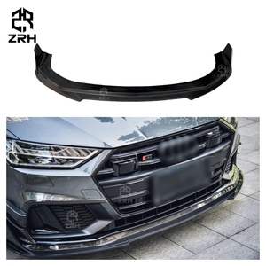 Alerón de parachoques delantero de fibra de carbono Real para <span class=keywords><strong>Audi</strong></span> <span class=keywords><strong>A7</strong></span> <span class=keywords><strong>S</strong></span> <span class=keywords><strong>Line</strong></span> S7 2019 + labio delantero de pieza de automóvil - Product Image 1