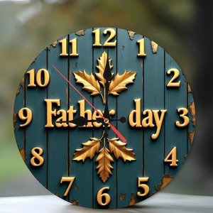 Round Wooden <b>Wall</b> <b>Clock</b> 25cm <b>Silent</b> Quartz Movement Household Indoor Decoration <b>Clock</b> - Product Image 2