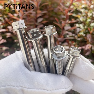 <span class=keywords><strong>Hignt</strong></span> chất lượng xe máy Mặt bích đầu bu lông hợp kim titan hình lục giác bu lông din6921 - Product Image 5