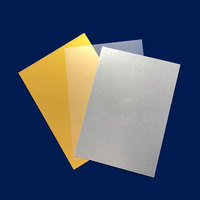 Taille personnalisée de haute qualité en argent impression jet d'encre feuille de PVC pour la fabrication de cartes en plastique PVC