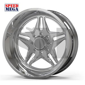 Jantes de camion forgées entièrement polies 20 22 24 26 pouces 6x139.7 pour F250 tout-terrain, charge lourde, jantes en aluminium - Product Image 1