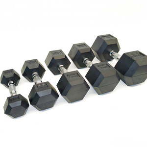 Mancuernas Hexagonales de Hierro Fundido con Revestimiento de Goma para Gimnasio en Casa, para Ejercicios de Fitness Corporal - Product Image 2