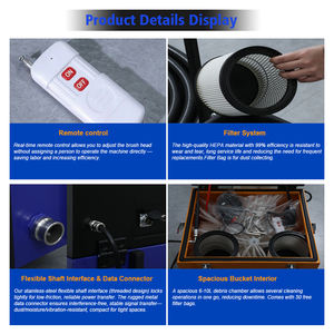 Máquina de Limpeza de Dutos de Ar Condicionado Industrial com Câmera de Visualização e Aspirador de Poeira - Product Image 6