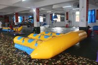 Bateau gonflable en forme de poisson volant, tube en PVC, jeu de sport nautique d'extérieur, jouet flottant, bateau banane