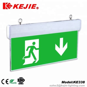 2019 Kejie TUV doble lado final led montado de <span class=keywords><strong>señal</strong></span> de <span class=keywords><strong>salida</strong></span> de luz de <span class=keywords><strong>emergencia</strong></span> - Product Image 6