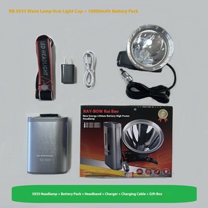 Linterna LED de Cabeza <span class=keywords><strong>para</strong></span> Exteriores, Ultra Brillante, Potente, con Doble Lente, <span class=keywords><strong>para</strong></span> Pesca Nocturna, Caza, Minería, con Batería de Iones de Litio, <span class=keywords><strong>para</strong></span> <span class=keywords><strong>Camping</strong></span> - Product Image 6