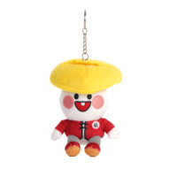 Breloques personnalisées en forme de riz pour sacs, pendentifs en peluche de riz avec logo personnalisé, pendentifs en peluche de riz pour tenues traditionnelles
