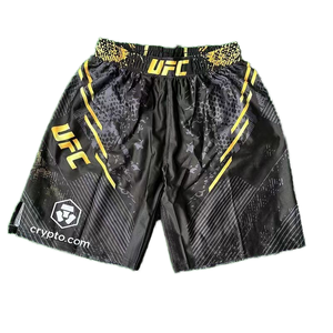 Shorts de Muay Thai unisexes à cinq points avec cordon de serrage, style vintage, shorts de sport d'entraînement pour hommes et femmes - Product Image 1