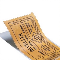 Etiquetas Adhesivas Personalizadas en Rollo, Etiquetas Impermeables Autoadhesivas Transparentes, Etiquetas de Sellado, Impresión Rotativa de Seis Colores